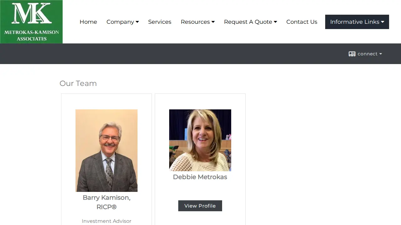 Metrokas Kamison Associates page