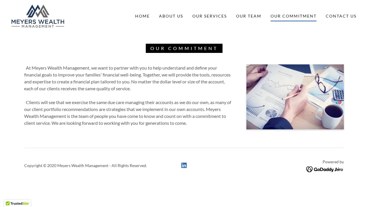 Meyers Wealth Management page