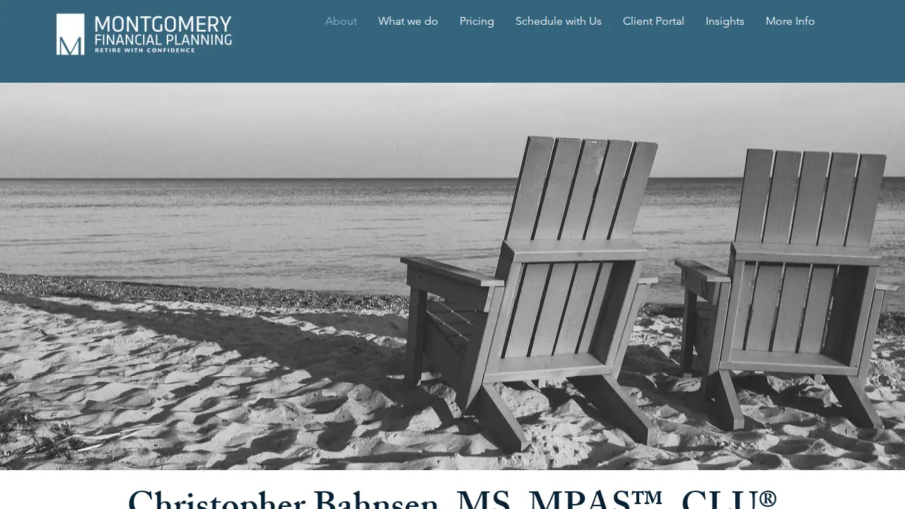 Montgomery Financial Planning page
