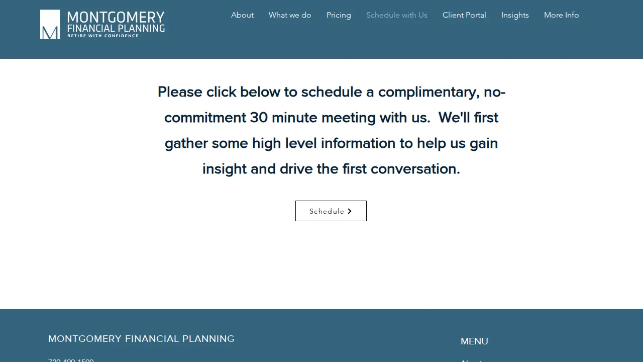 Montgomery Financial Planning page