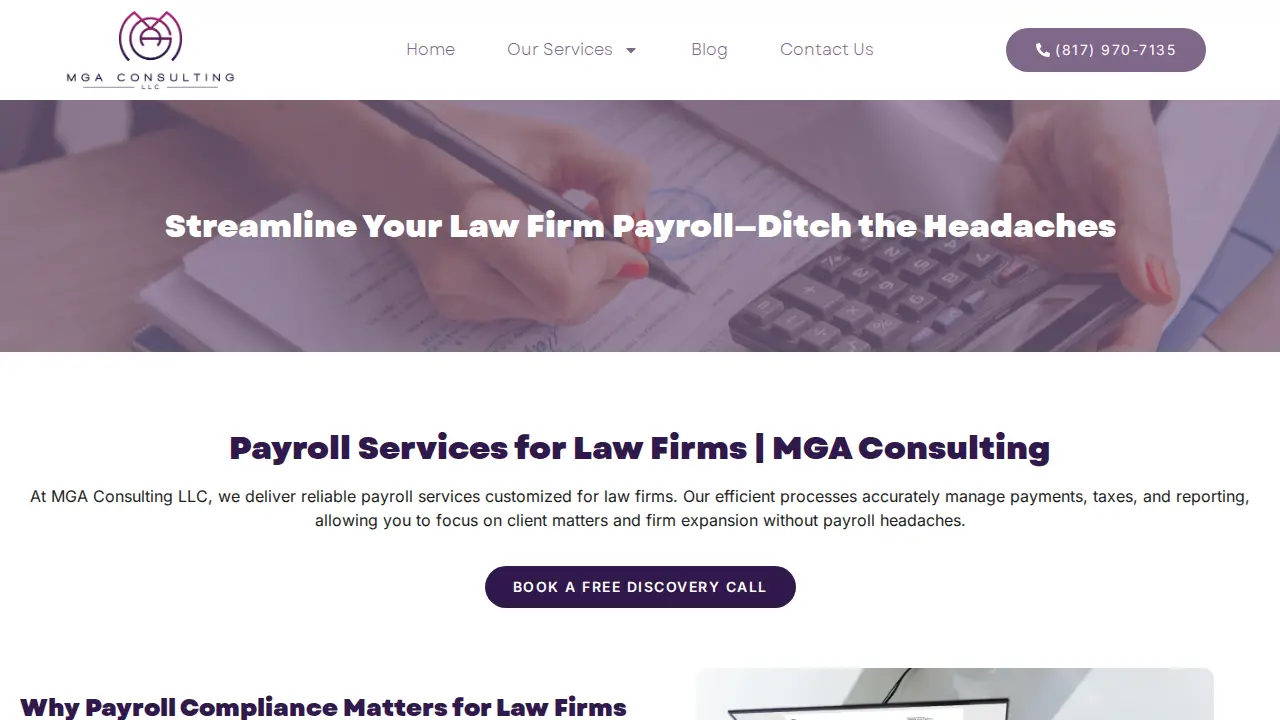MGA Consulting LLC page