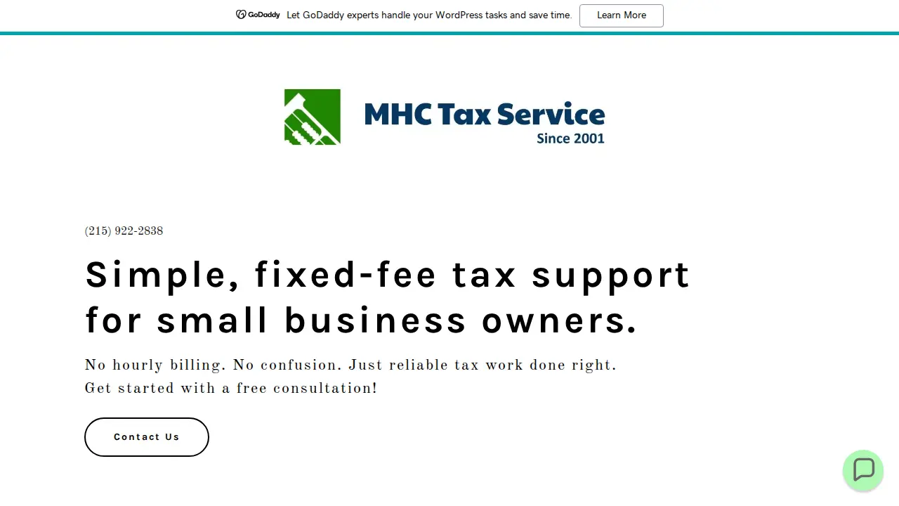 MHC Tax Service website