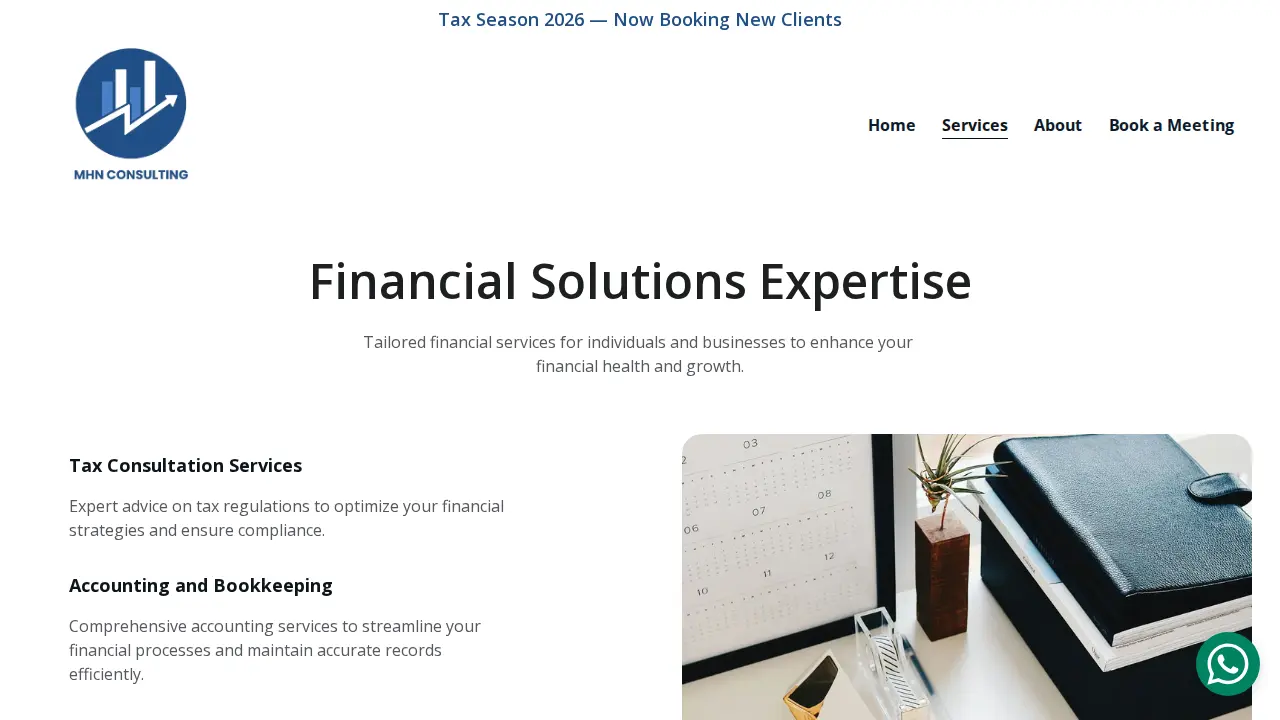 MHN Consulting page