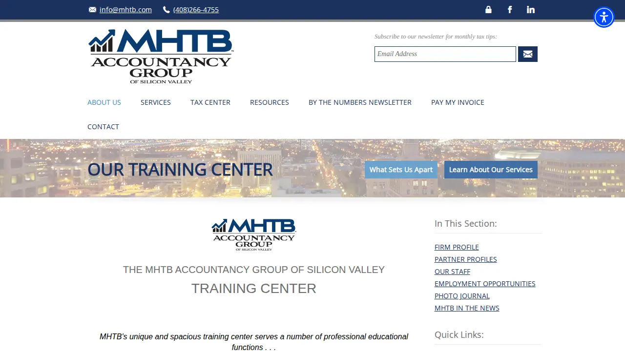 MHTB Accountancy Group of Silicon Valley page