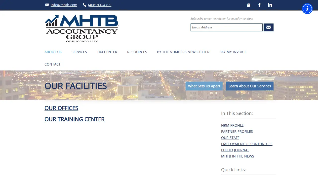 MHTB Accountancy Group of Silicon Valley page