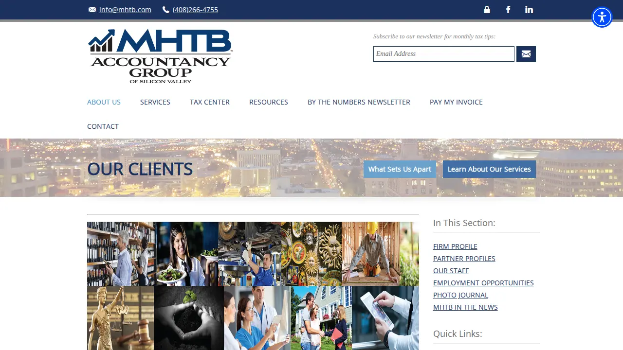 MHTB Accountancy Group of Silicon Valley page