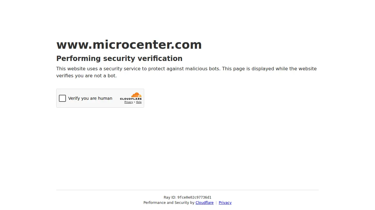 Micro Center website