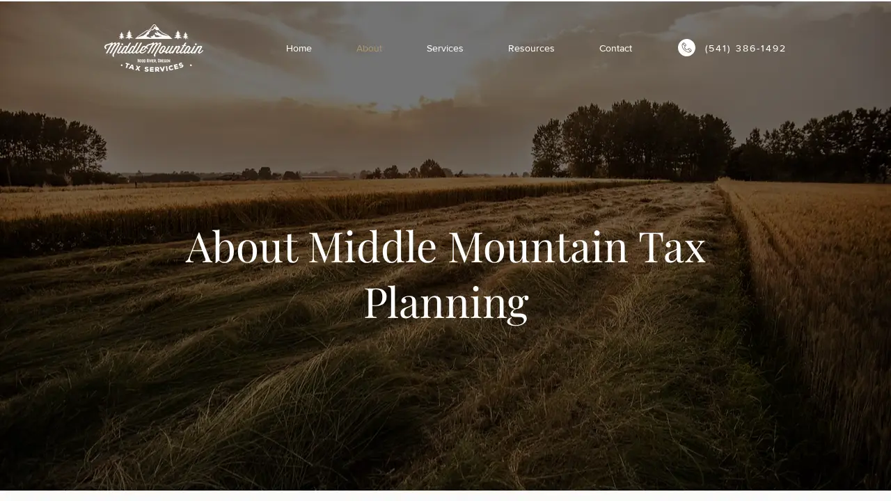Middle Mountain Tax page