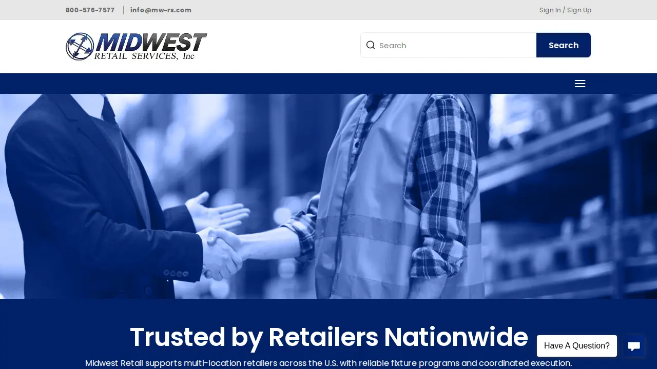 Midwest Retail Services, Inc. page