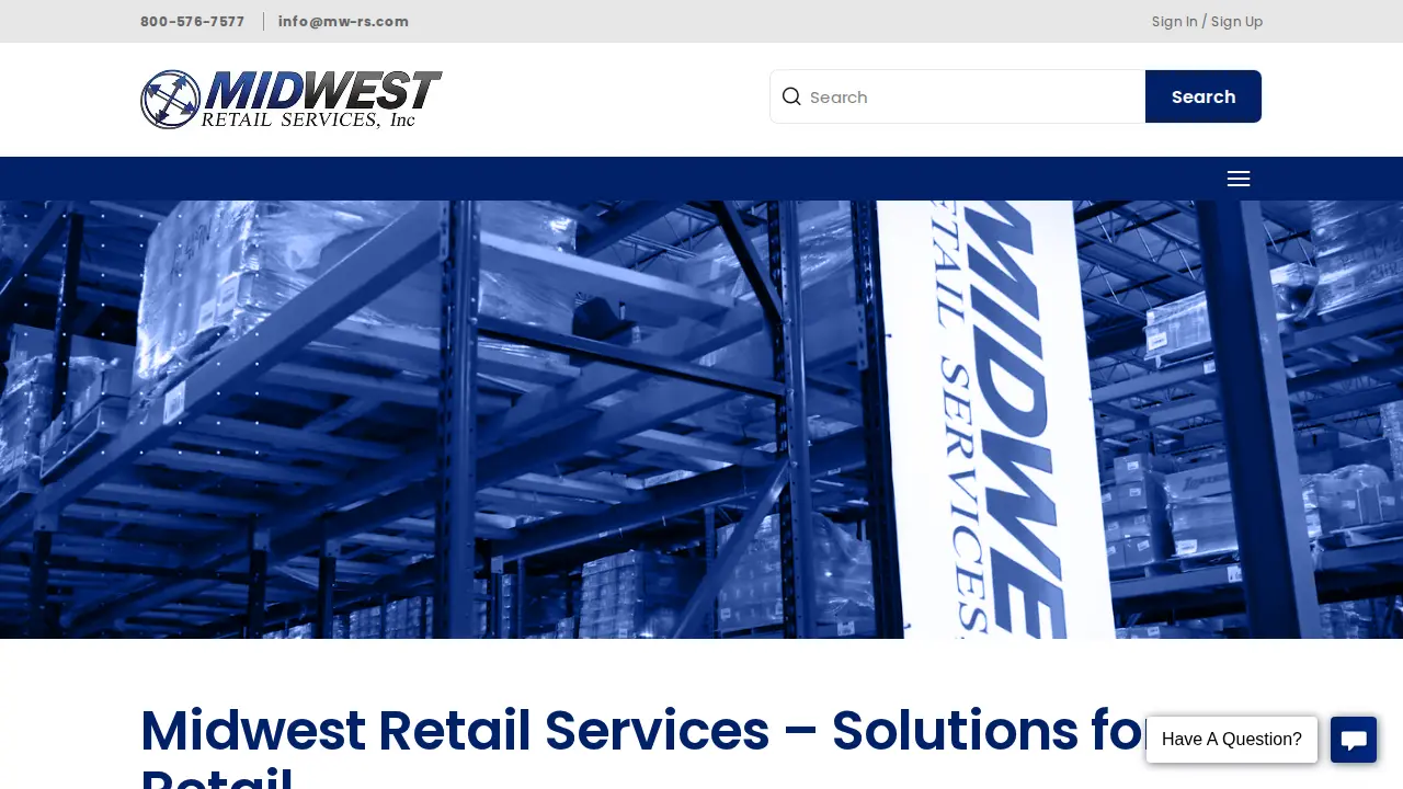 Midwest Retail Services, Inc. page