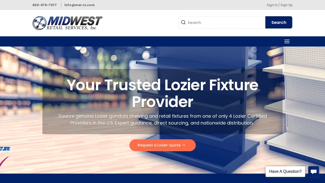 Midwest Retail Services, Inc. website