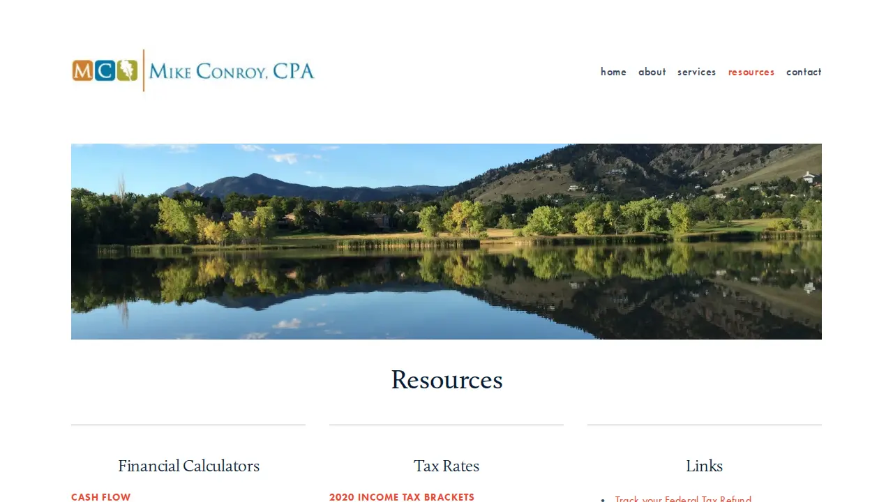 Mike Conroy, CPA page
