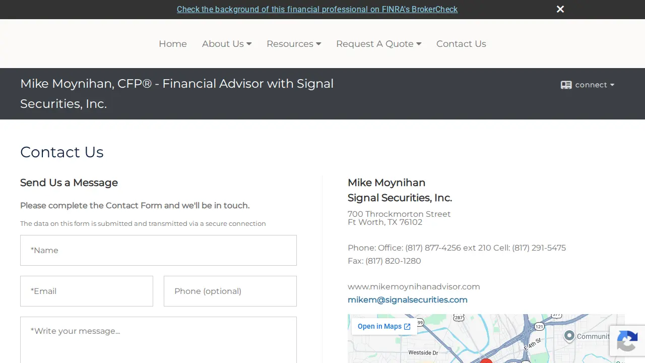 Mike Moynihan, CFP - Financial Advisor with Signal Securities, Inc.