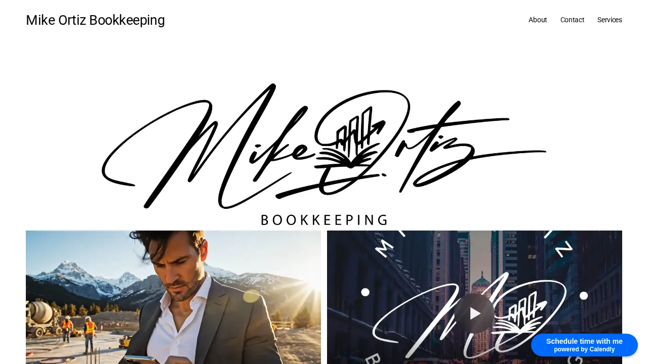 Mike Ortiz Bookkeeping website
