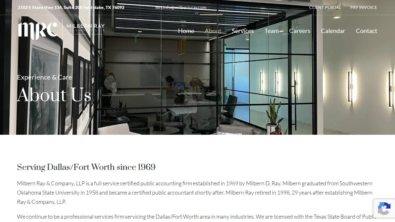 Milbern Ray & Company page