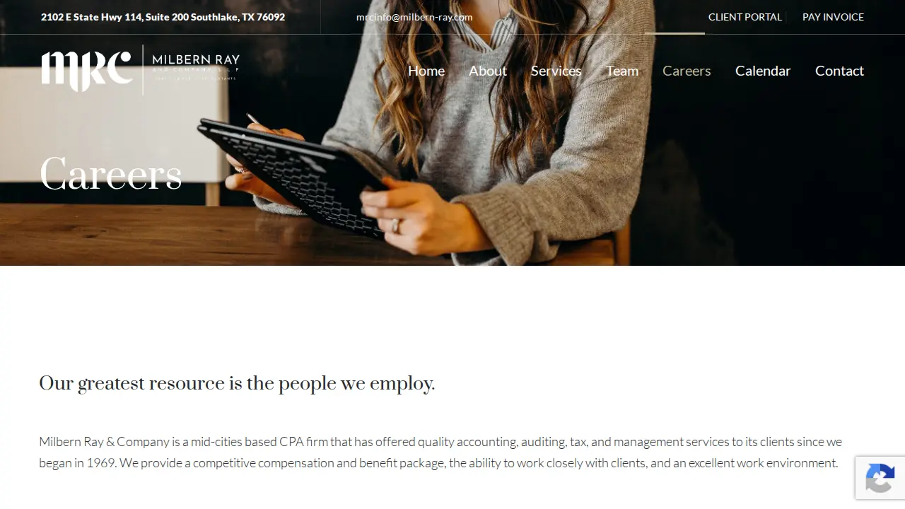 Milbern Ray & Company page