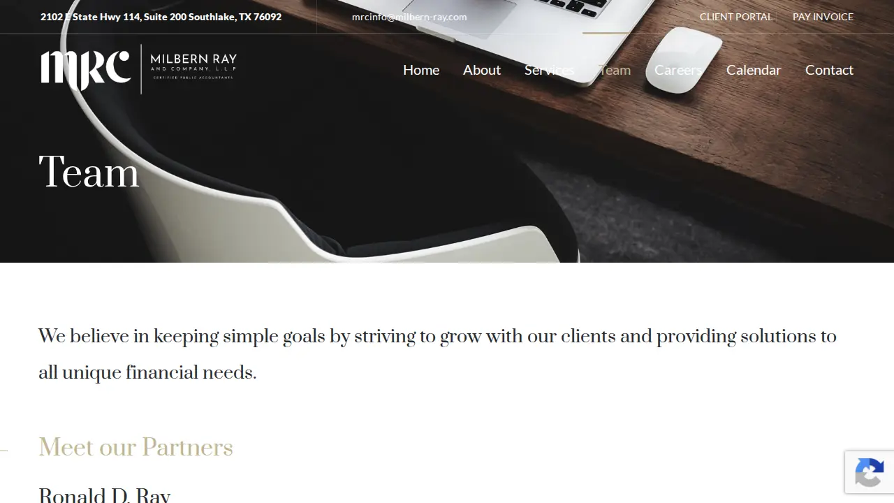 Milbern Ray & Company page
