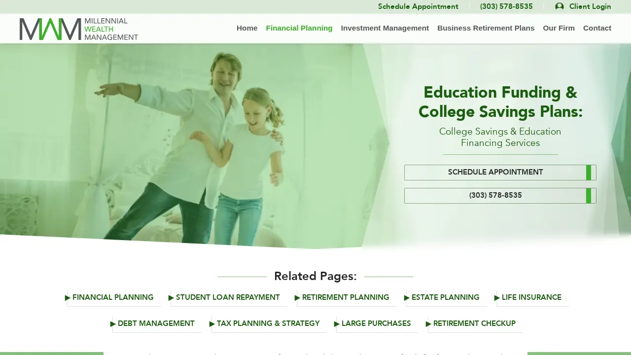 Millennial Wealth Management page
