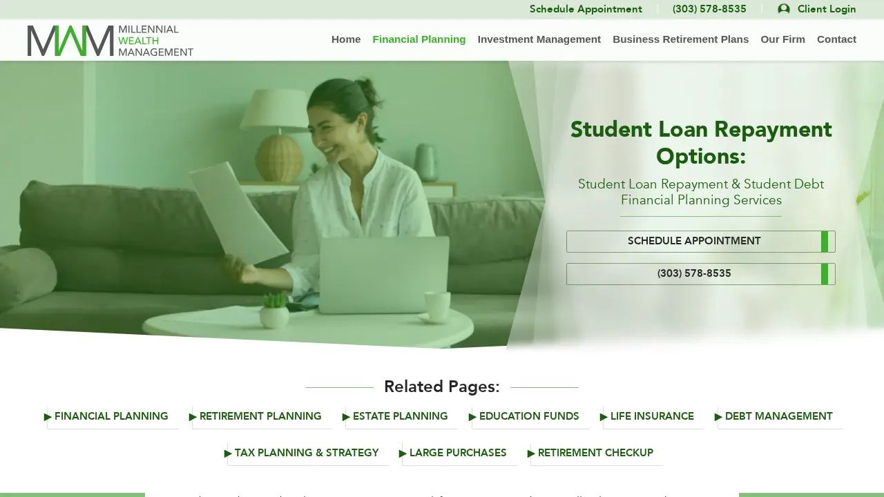 Millennial Wealth Management page