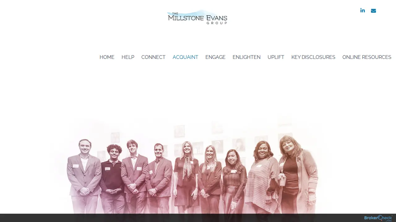 The Millstone Evans Group page