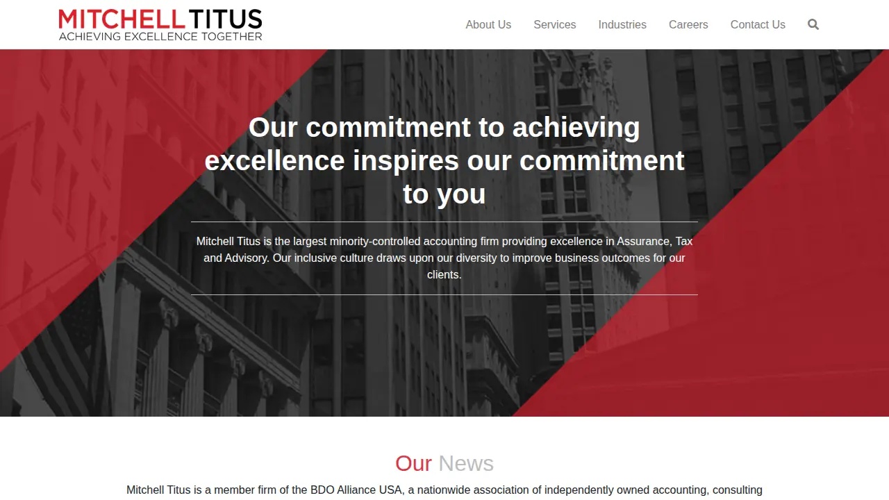 Mitchell & Titus website