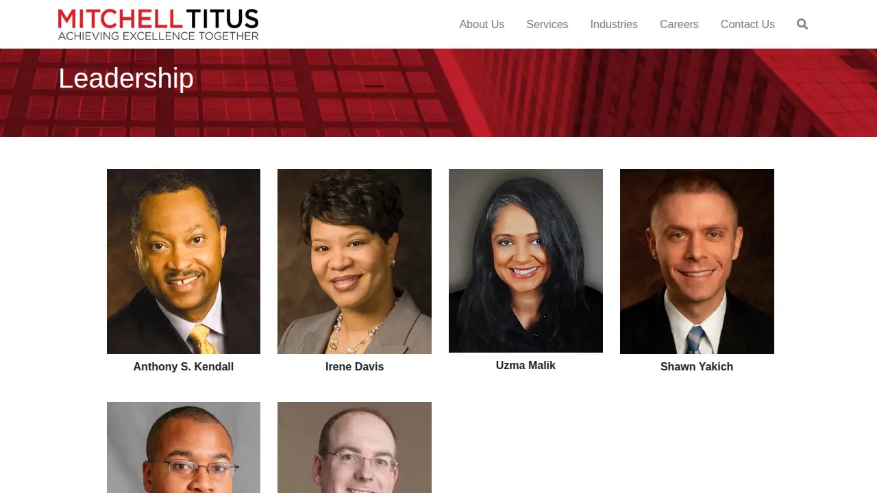 Mitchell & Titus page