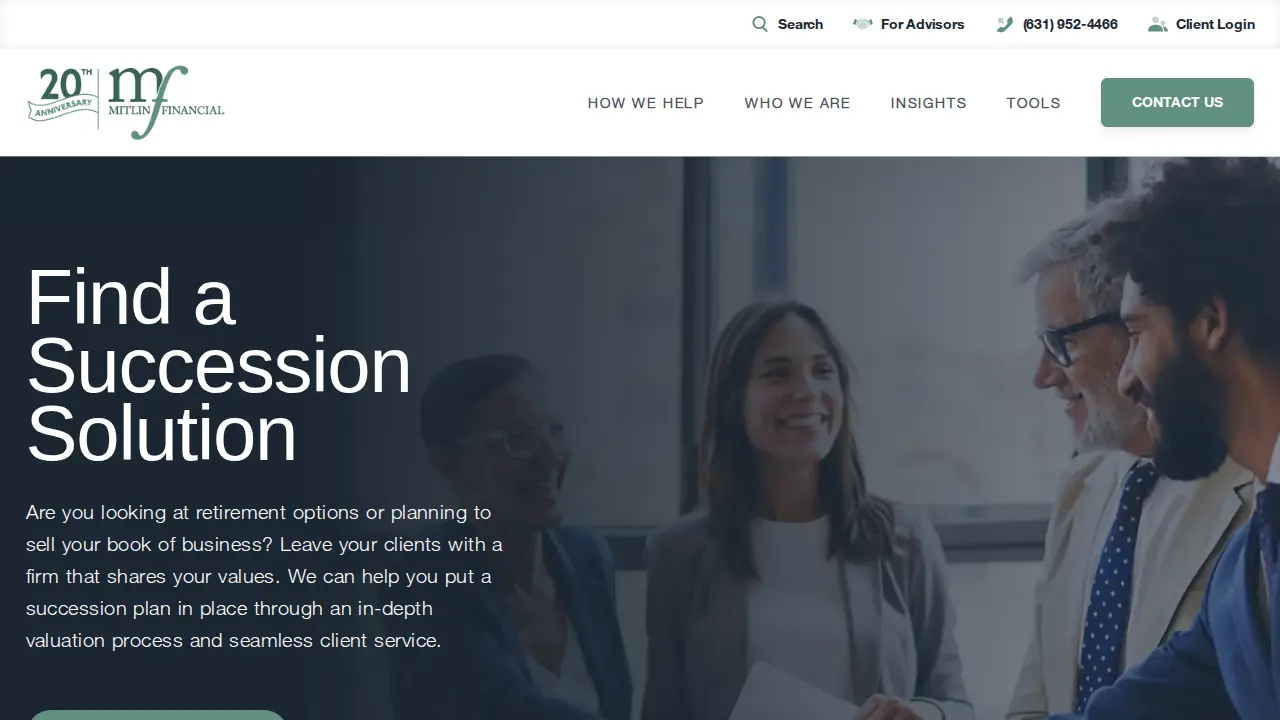 Mitlin Financial, Inc. page