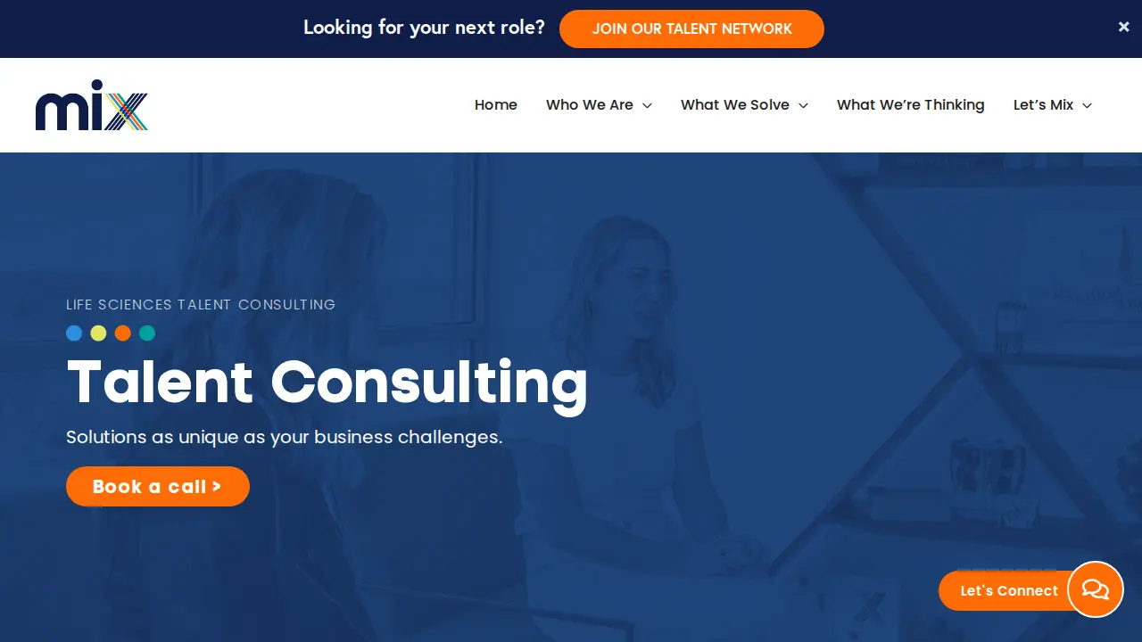 Mix Talent page