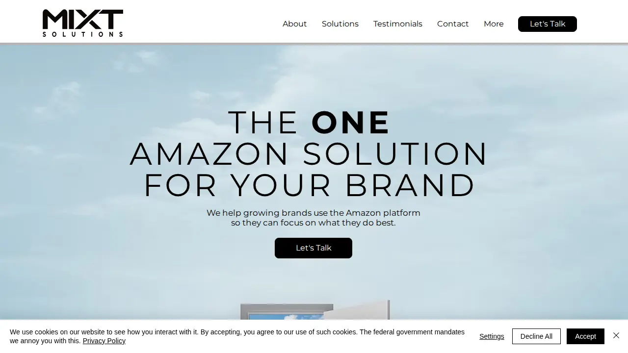 Mixt Solutions website