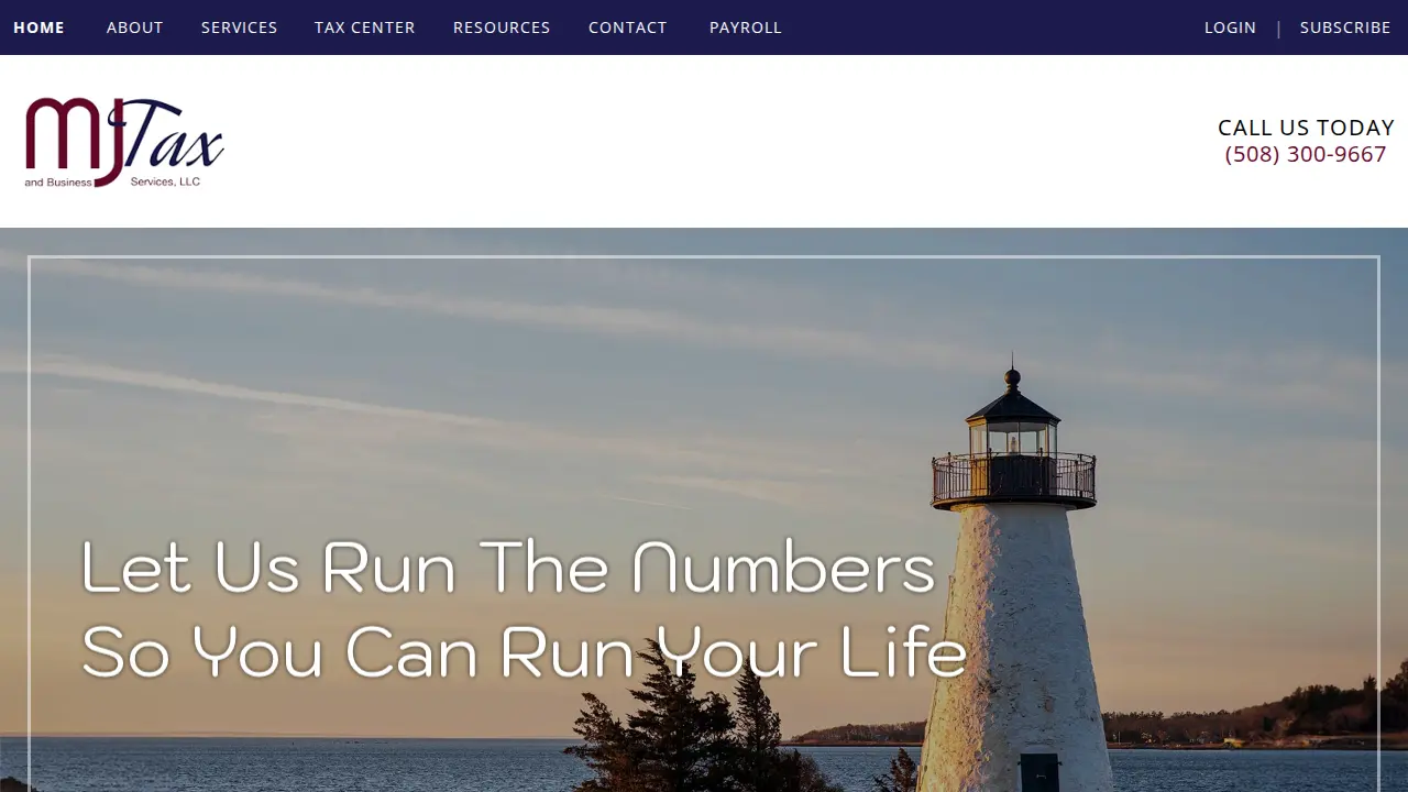 MJ Tax & Business Services, LLC page