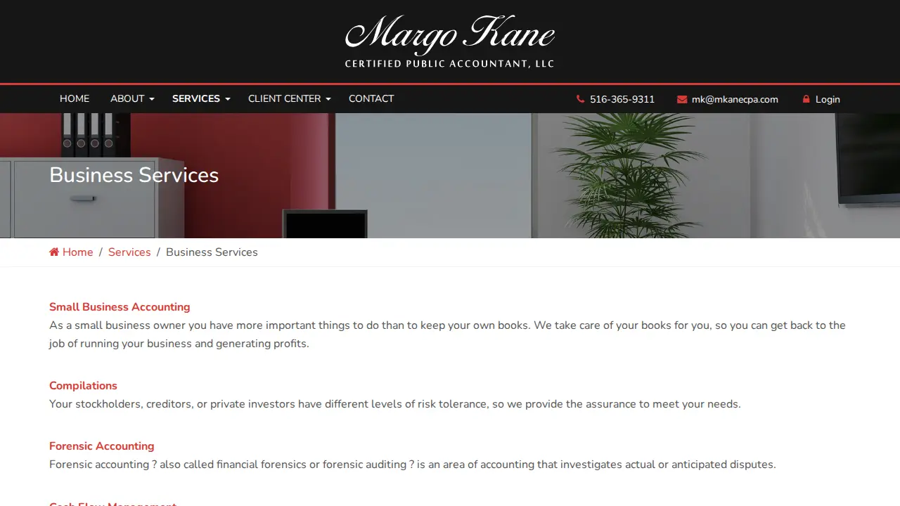 Margo Kane CPA LLC page