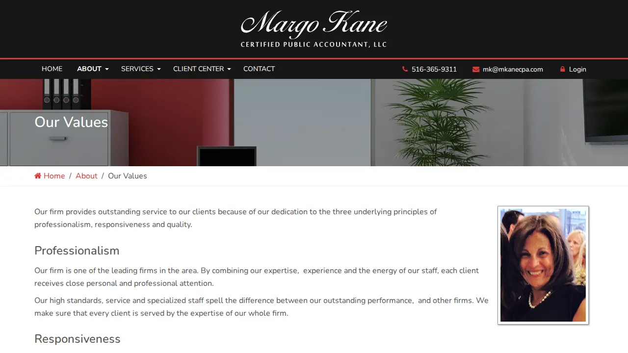 Margo Kane CPA LLC page