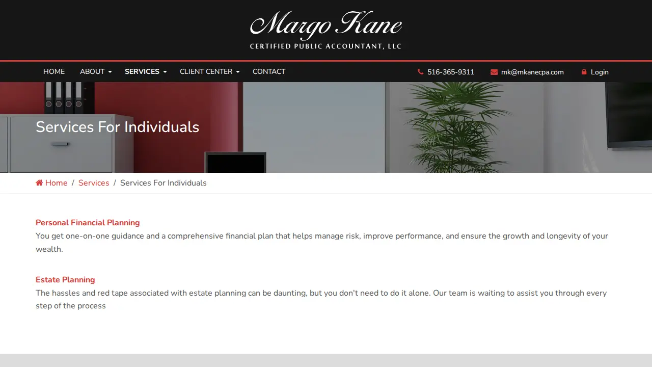 Margo Kane CPA LLC page