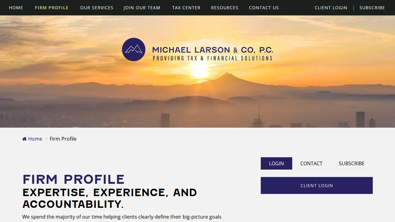 The Michael L. Larson Company, PC page