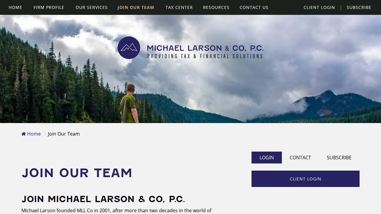 The Michael L. Larson Company, PC page