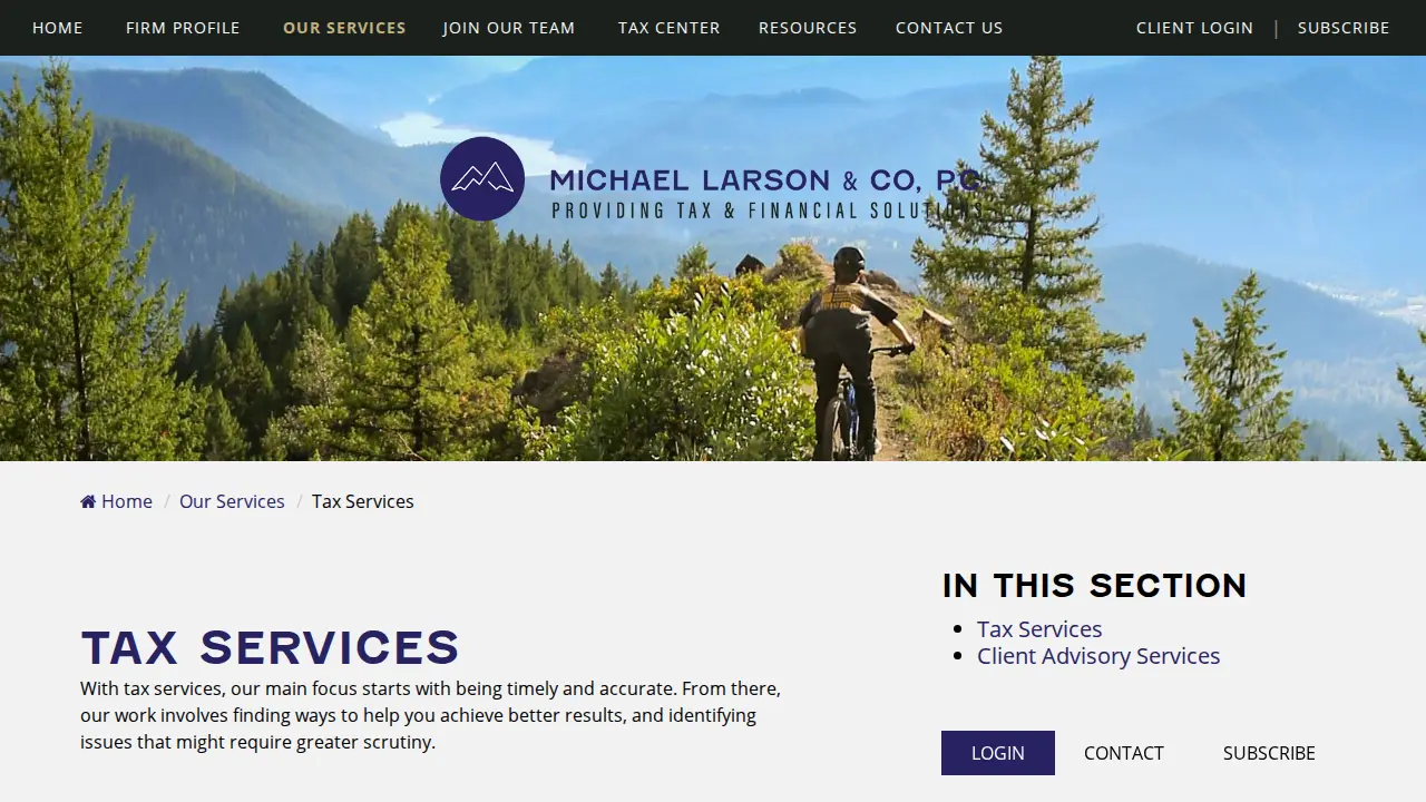 The Michael L. Larson Company, PC page