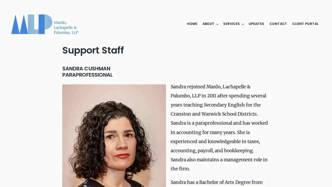 Mardo Lachapelle & Palumbo Llp page