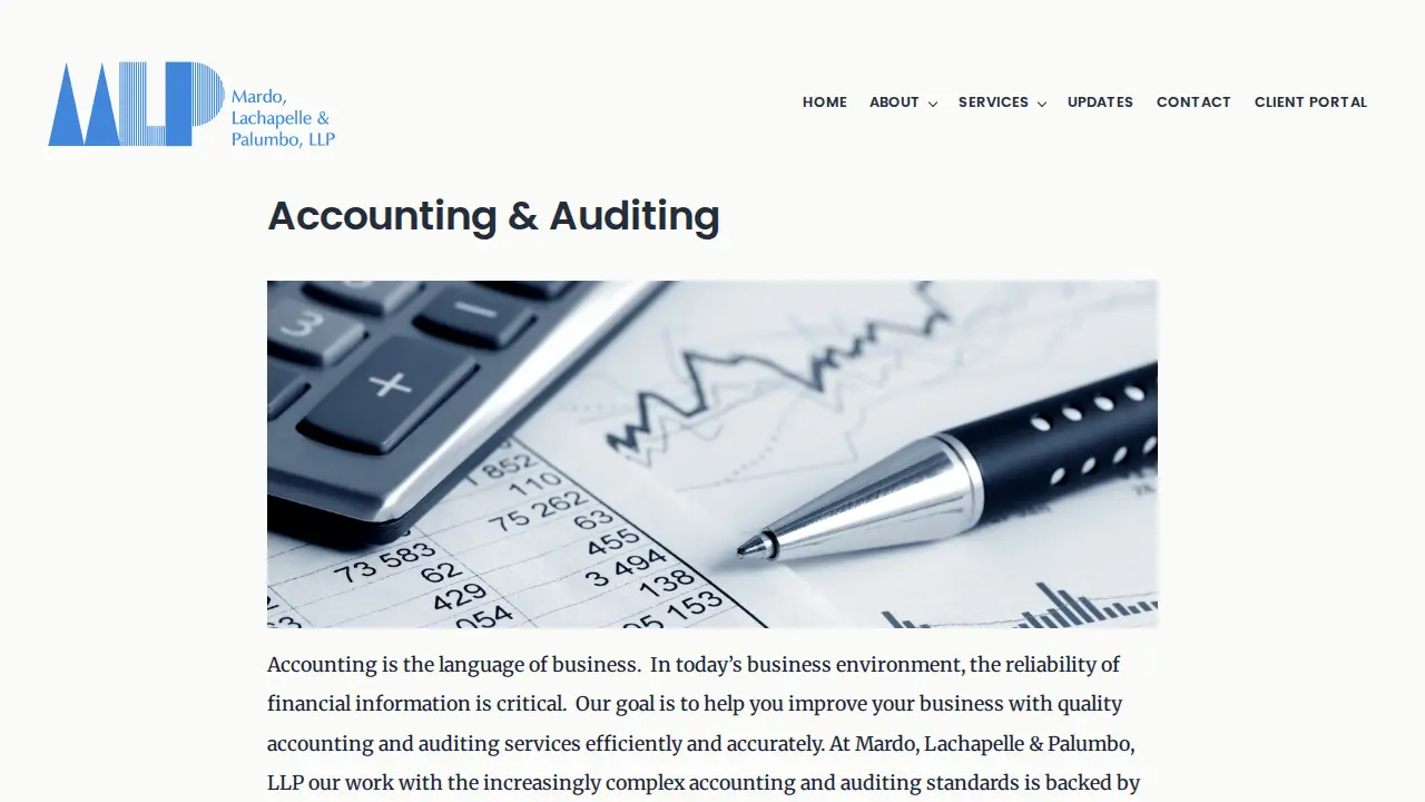 Mardo Lachapelle & Palumbo Llp page