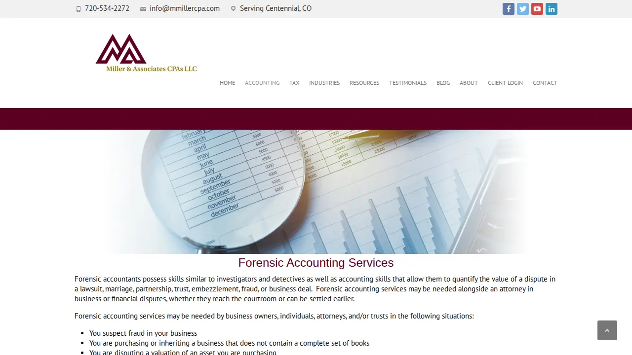 Miller & Associates CPAs, LLC page