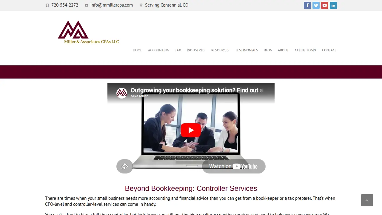 Miller & Associates CPAs, LLC page