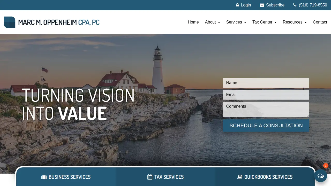 Marc M. Oppenheim CPA, P.C. page