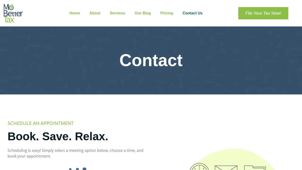 Mo-Better Tax page