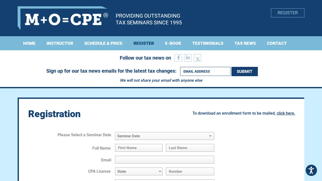 M + O = CPE, Vincent J. O'Brien, CPA page