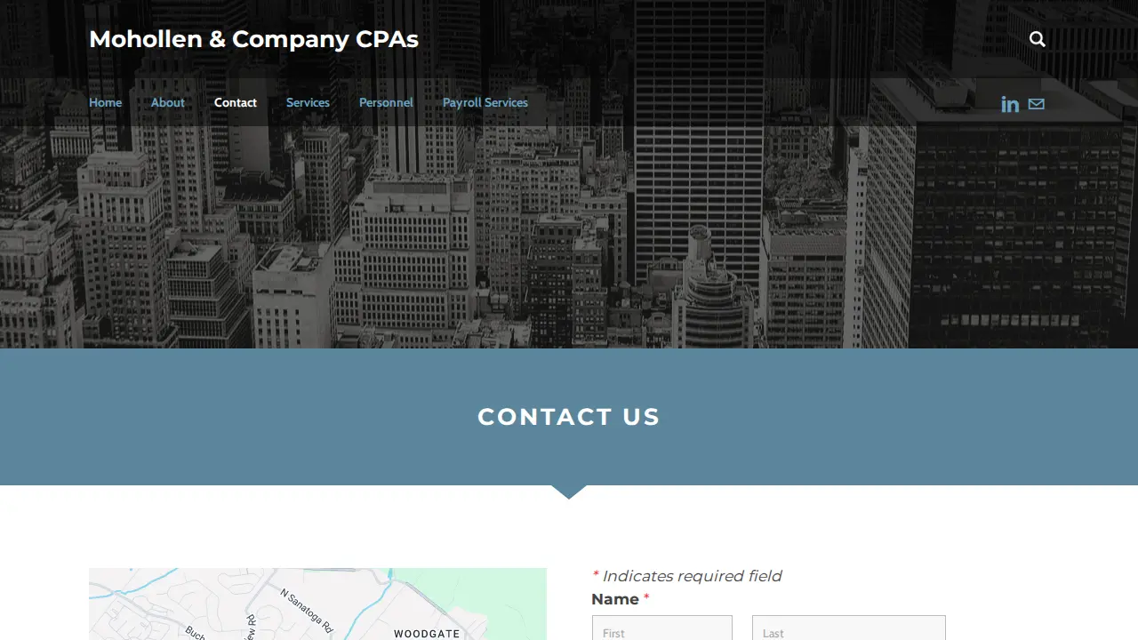 Mohollen & Company CPAs page