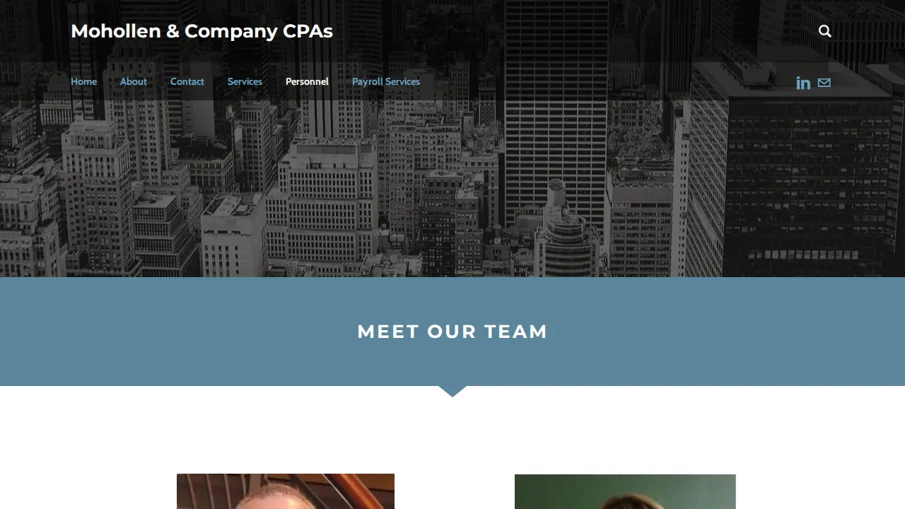 Mohollen & Company CPAs page