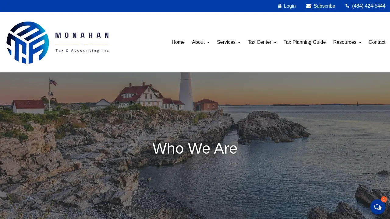 Monahan Tax & Accounting Inc page