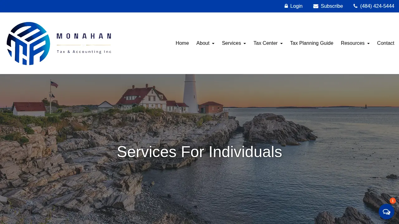 Monahan Tax & Accounting Inc page