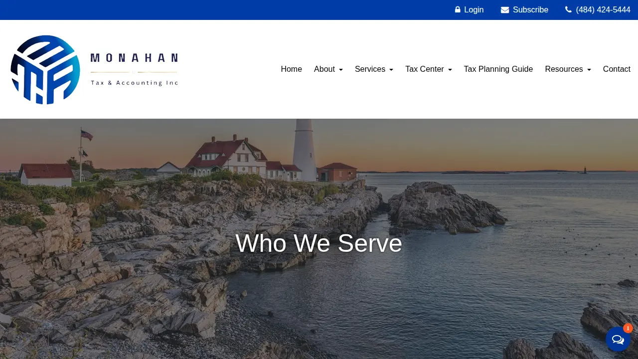 Monahan Tax & Accounting Inc page
