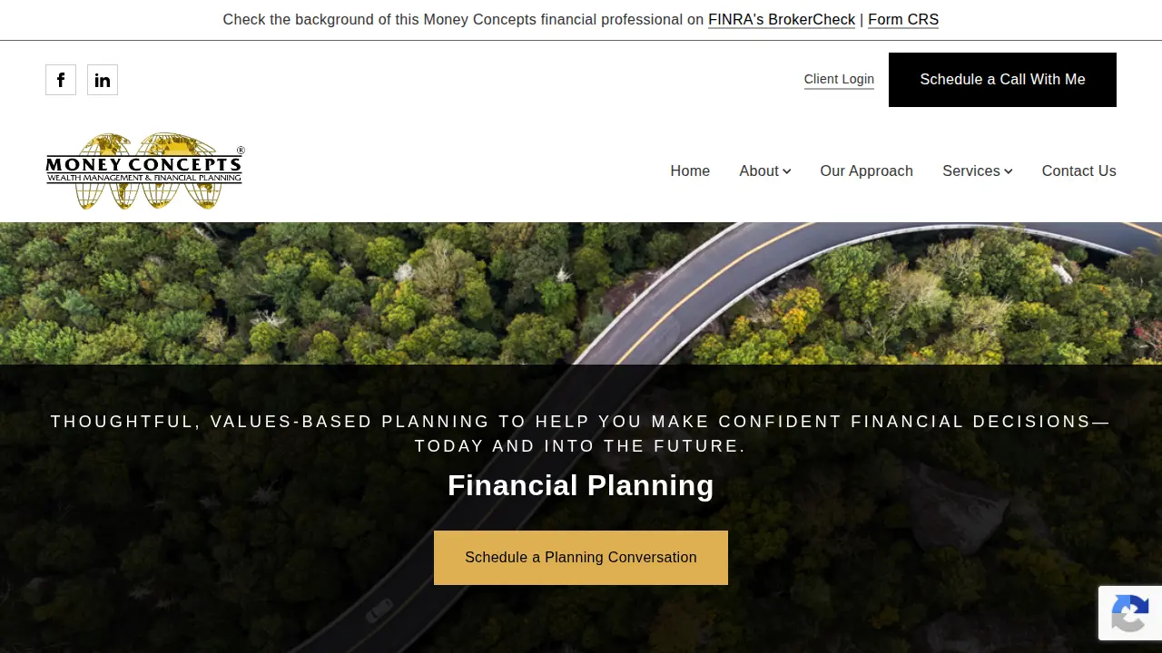 Carol Eddy - CFP Money Concepts Wealth Management & Financial Planning page