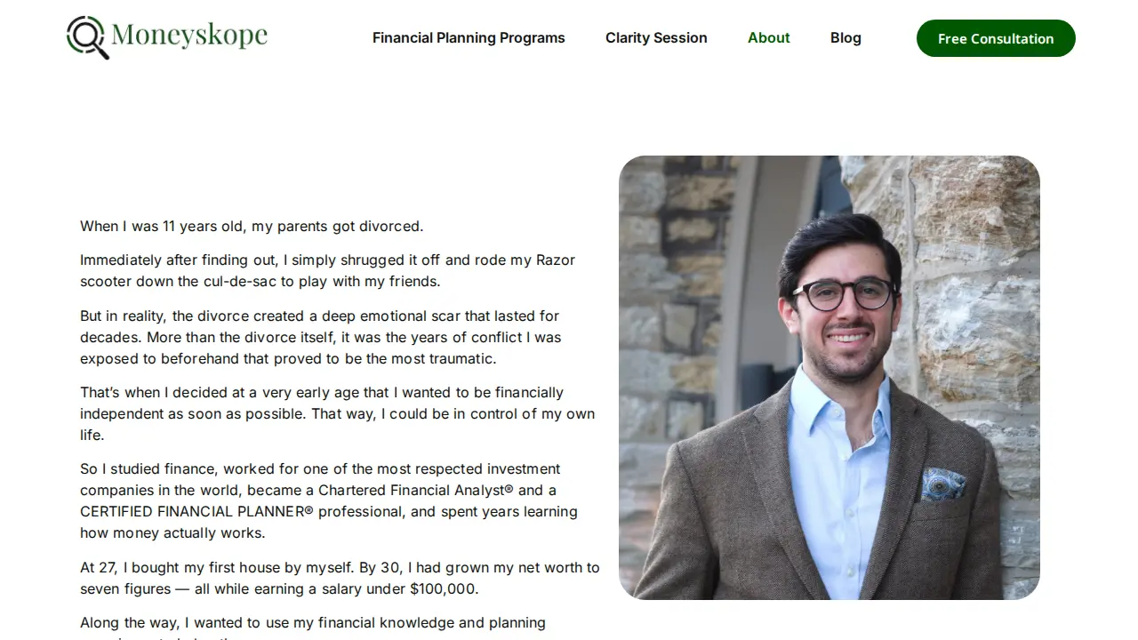 Moneyskope page